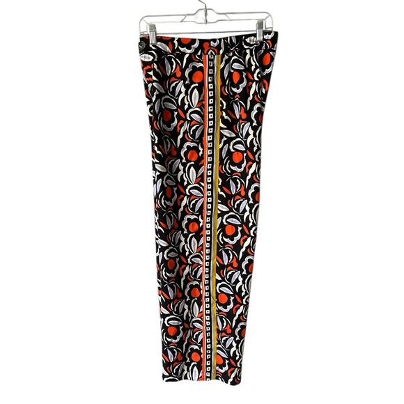 NWOT Anthropologie Breezy Straight Printed w/ Pockets Pants 10 Black Red - Picture 11 of 13